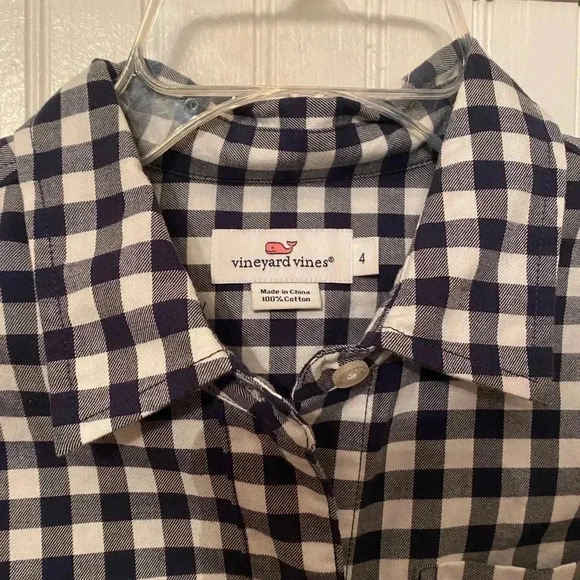 Vineyard Vines gingham long sleeve button up - Picture 2 of 6